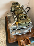 TRADE WIND ALUMINUM INTAKE WITH MODIFIED ROCHESTER CARBS-1965