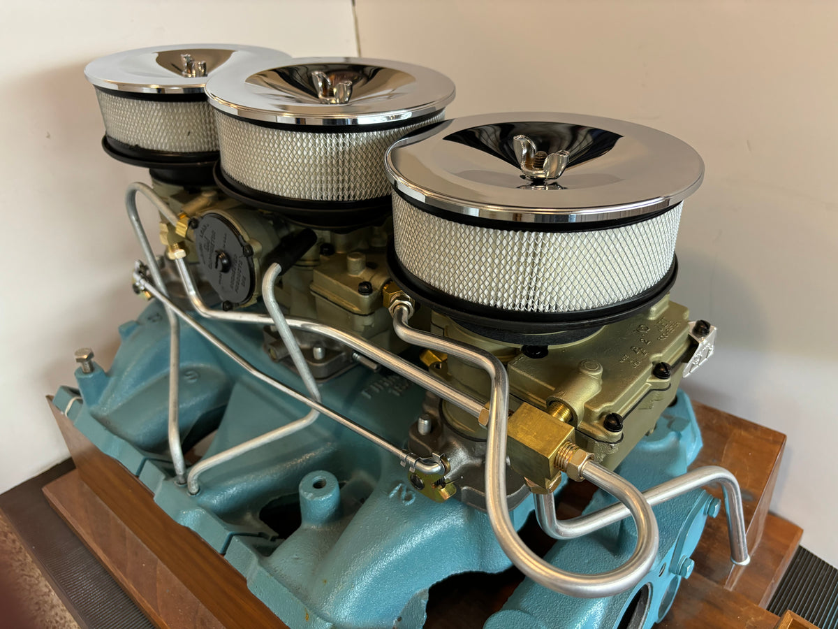 1957-58 Complete Air Cleaner Set - With Paper Filters – Pontiac