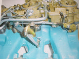 1958 Tripower Mechanical linkage