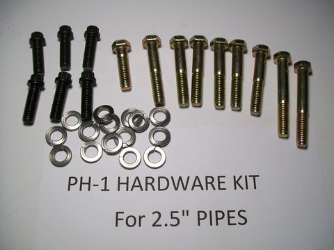 D-Port Installation Kit For Ram Air Manifolds Using 2.50" Exhaust Pipe Size. PH-1-2.50" Kit